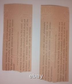 2 Elvis Presley Concert Ticket Stubs 1977 Greensboro NC Rare 2 Elvis Presley Concert Ticket Stubs 1977 Greensboro NC Rare