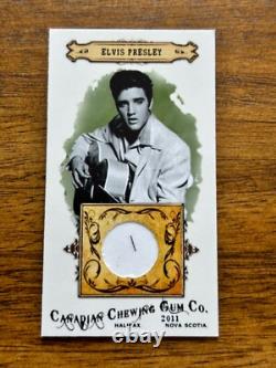 3 Rare Elvis Presley Remnant Of Hair Cards Canadian Chewing Gum Co. 6, 8, 12/15