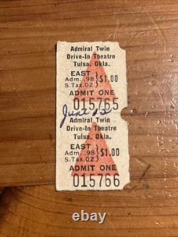 6/12/1964 Elvis Presley Viva Las Vegas Drive In Movie Ticket Stub Very Rare