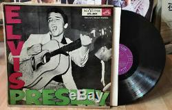 ARGENTINA Elvis Presley SUPER RARE 1959 PRESSING! AVL-3037 HIS FIRST Lp Nice WOW