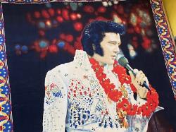 ATC Rare 1985 Elvis Presley Official Poster flag Tapestry Wall Banner 18F65