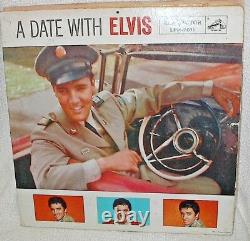 A Date With Elvis PRESLEY RARE 1959 ORIG Gatefold RCA LP 2011 1960 Calendar USA