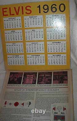 A Date With Elvis PRESLEY RARE 1959 ORIG Gatefold RCA LP 2011 1960 Calendar USA