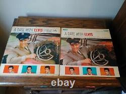 A Date With Elvis Presley RARE 1959 ORIG Gatefold RCA LP 2011 1960 Calendar USA