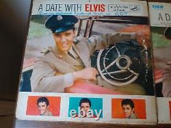 A Date With Elvis Presley RARE 1959 ORIG Gatefold RCA LP 2011 1960 Calendar USA