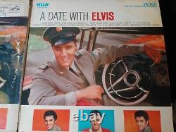 A Date With Elvis Presley RARE 1959 ORIG Gatefold RCA LP 2011 1960 Calendar USA