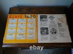 A Date With Elvis Presley RARE 1959 ORIG Gatefold RCA LP 2011 1960 Calendar USA