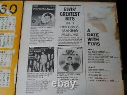 A Date With Elvis Presley RARE 1959 ORIG Gatefold RCA LP 2011 1960 Calendar USA