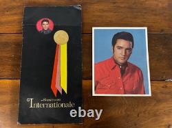 August 12 1969 Elvis Presley Rare Las Vegas International Hotel Menu & Head Shot