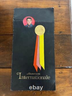 August 12 1969 Elvis Presley Rare Las Vegas International Hotel Menu & Head Shot