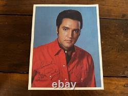 August 12 1969 Elvis Presley Rare Las Vegas International Hotel Menu & Head Shot