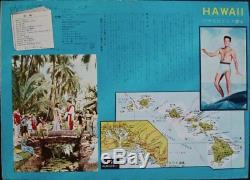 BLUE HAWAII ELVIS PRESLEY Japanese B4 movie poster 10x29 1961 original rare