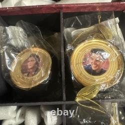 Bradford Exchange Elvis Presley Christmas Ornament Lot Of 12 With Certificate Rare