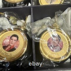 Bradford Exchange Elvis Presley Christmas Ornament Lot Of 12 With Certificate Rare