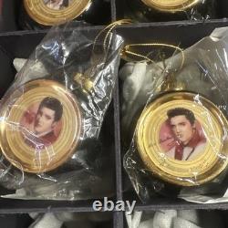 Bradford Exchange Elvis Presley Christmas Ornament Lot Of 12 With Certificate Rare
