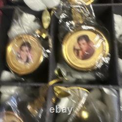 Bradford Exchange Elvis Presley Christmas Ornament Lot Of 12 With Certificate Rare