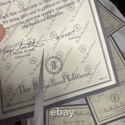 Bradford Exchange Elvis Presley Christmas Ornament Lot Of 12 With Certificate Rare