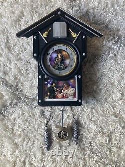 Bradford Exchange Elvis Presley For All Time Cuckoo Clock 2008 Working Rare