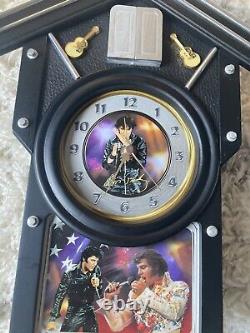 Bradford Exchange Elvis Presley For All Time Cuckoo Clock 2008 Working Rare