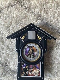 Bradford Exchange Elvis Presley For All Time Cuckoo Clock 2008 Working Rare