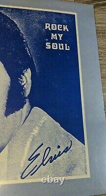 Brand New Sealed Elvis Presley Rock My Soul RARE LABEL 1979 Teddy Bear Records