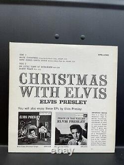 CHRISTMAS WITH ELVIS 7 EPNM-/NMrArE 58 true US 1st PR RCA EPA-4340