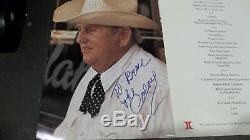 Colonel Tom Parker Elvis Manager Signed Autographed 80th Bday Menu Hilton Rare