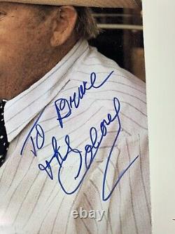 Colonel Tom Parker Manager of Elvis Presley Autograph Menu PSA Grade 8 RARE