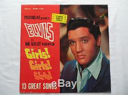 ELVIS 1st Press 1962 Girls Girls Girls LP RARE Living Stereo SUPER RARE Calendar