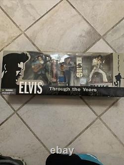 ELVIS, McFarlane, 2005, Elvis Presley Through the Years, 3-Pack RARE NIB & HTF