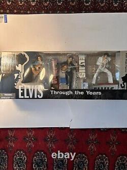 ELVIS, McFarlane, 2005, Elvis Presley Through the Years, 3-Pack RARE Sealed NIB