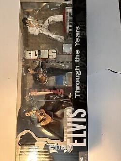 ELVIS, McFarlane, 2005, Elvis Presley Through the Years, 3-Pack RARE Sealed NIB