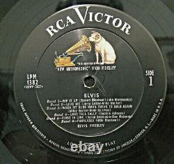 ELVIS PRESLEY1956 MONO RCA LPM 13825S/5SRARE BANDED AD BACKTOP 1st ISSUE LP