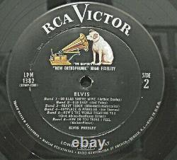 ELVIS PRESLEY1956 MONO RCA LPM 13825S/5SRARE BANDED AD BACKTOP 1st ISSUE LP