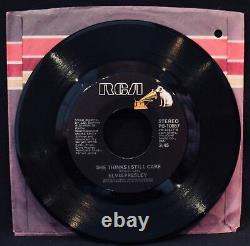 ELVIS PRESLEYMoody Blue-Mega Rare Blank Label Variant 45-RCA VICTOR #PB 10857