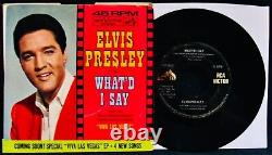 ELVIS PRESLEYViva Las VegasPicture Sleeve & Rare Error 45! RCA VICTOR #47-8360