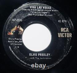ELVIS PRESLEYViva Las VegasPicture Sleeve & Rare Error 45! RCA VICTOR #47-8360