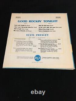 ELVIS PRESLEY 10 vinyl. GOOD ROCKIN' TONIGHT. RCA 130.252 FRENCH. RARE BLUE VINYL