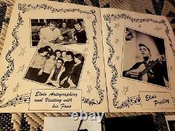 ELVIS PRESLEY 1956 FIRST CONCERT PROGRAM 1950s VERY RARE