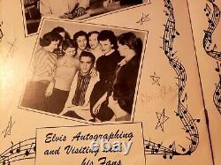 ELVIS PRESLEY 1956 FIRST CONCERT PROGRAM 1950s VERY RARE