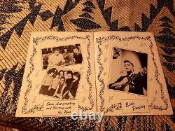 ELVIS PRESLEY 1956 FIRST CONCERT PROGRAM 1950s VERY RARE