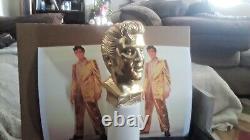 ELVIS PRESLEY 1956 GOLD STATUE 1961 VERY RARE Only made for News and Radio