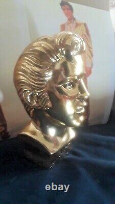 ELVIS PRESLEY 1956 GOLD STATUE 1961 VERY RARE Only made for News and Radio