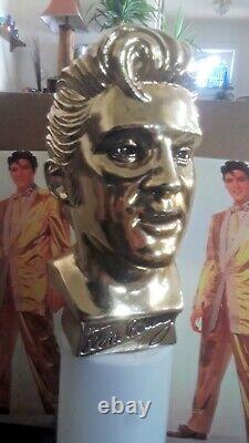 ELVIS PRESLEY 1956 GOLD STATUE 1961 VERY RARE Only made for News and Radio