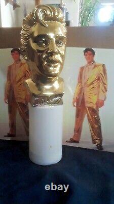 ELVIS PRESLEY 1956 GOLD STATUE 1961 VERY RARE Only made for News and Radio