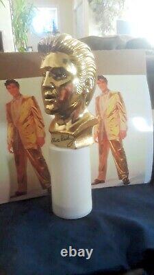 ELVIS PRESLEY 1956 GOLD STATUE 1961 VERY RARE Only made for News and Radio