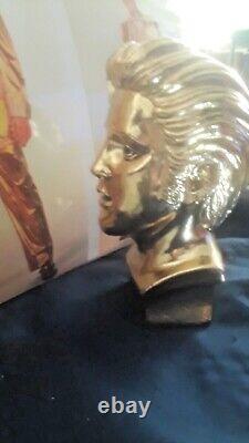 ELVIS PRESLEY 1956 GOLD STATUE 1961 VERY RARE Only made for News and Radio