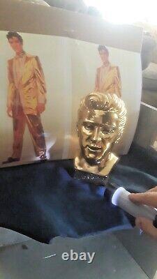 ELVIS PRESLEY 1956 GOLD STATUE 1961 VERY RARE Only made for News and Radio