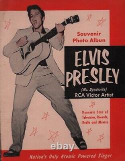 ELVIS PRESLEY 1956 MR. DYNAMITE ORiGINAL RARE'ALBUN' ERROR VERSION PROGRAM BOOK