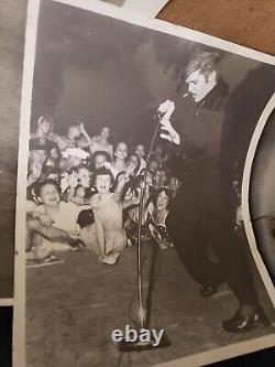 ELVIS PRESLEY 1956 ORIGINAL Concert PROGRAM and Poster 1950s RARE GORGEOUS